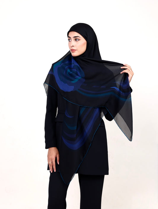 Fianna Print in Navy